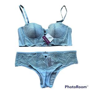 Adore me blue set